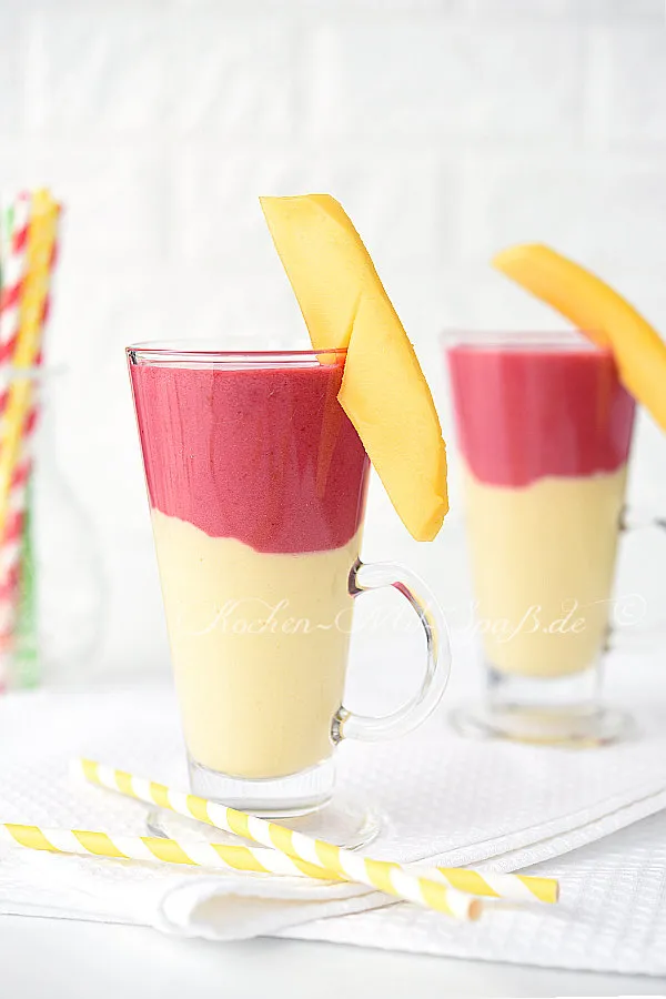 Mango- Himbeer- Shake