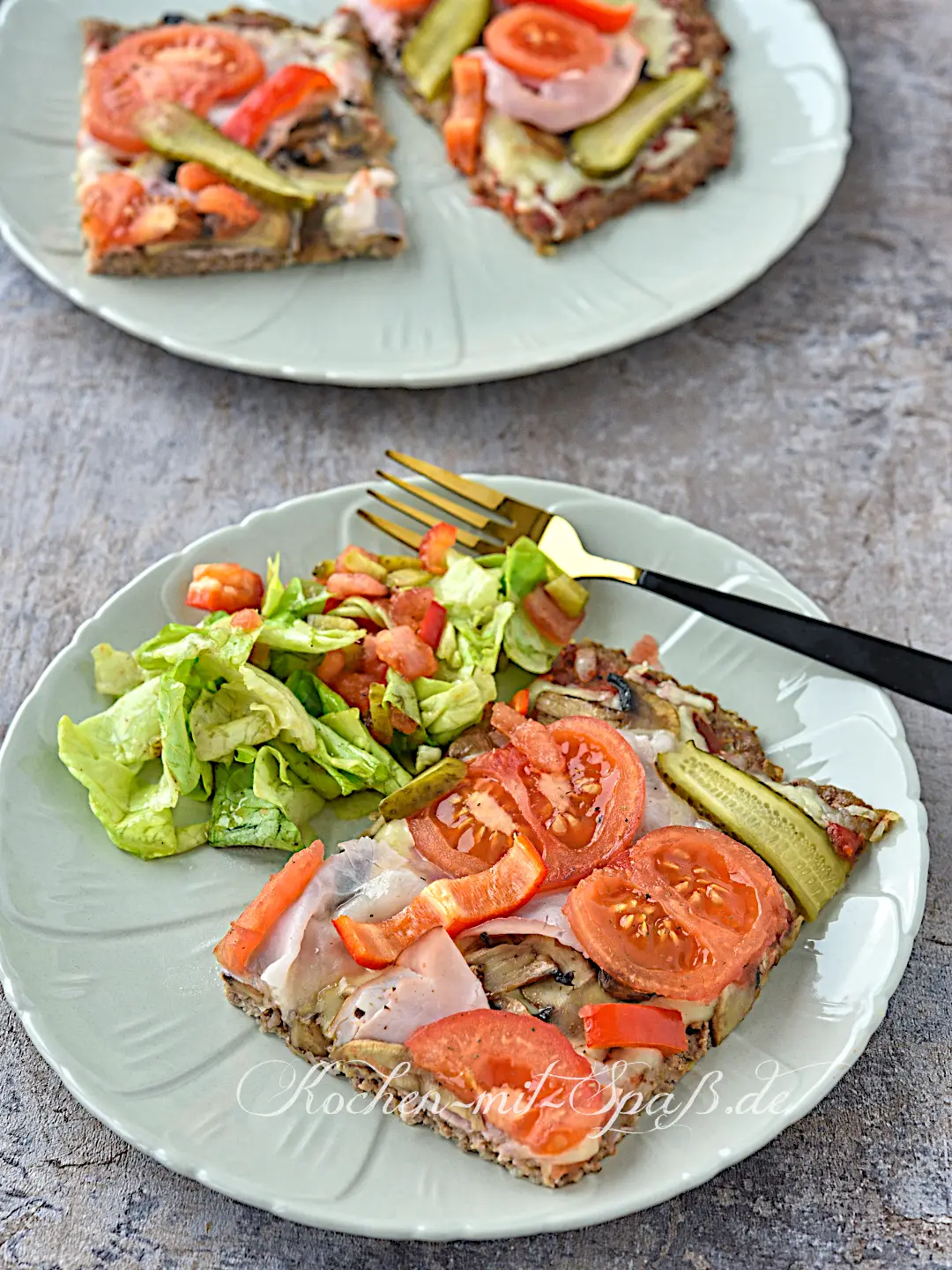 Hackfleischpizza ohne Teig