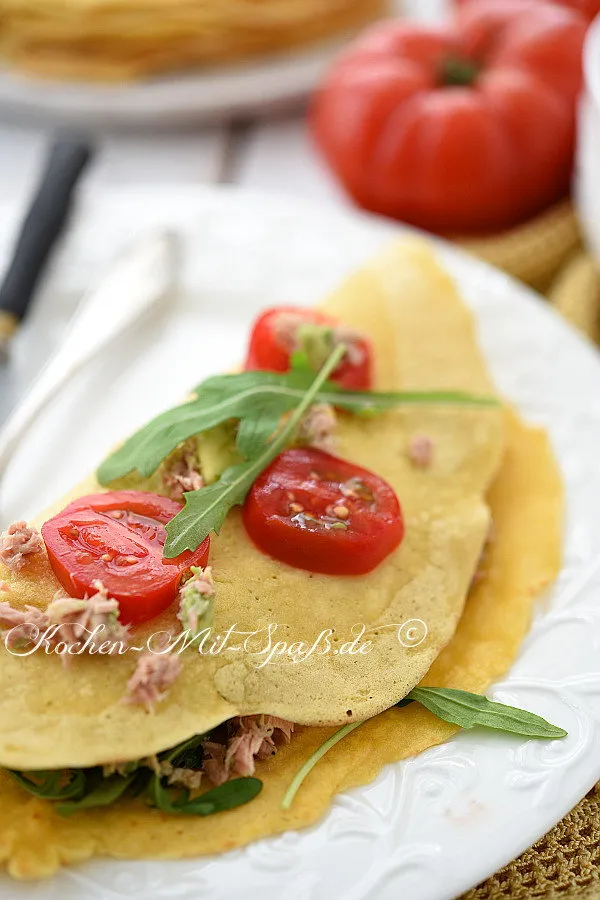 Kichererbsen- Pfannkuchen