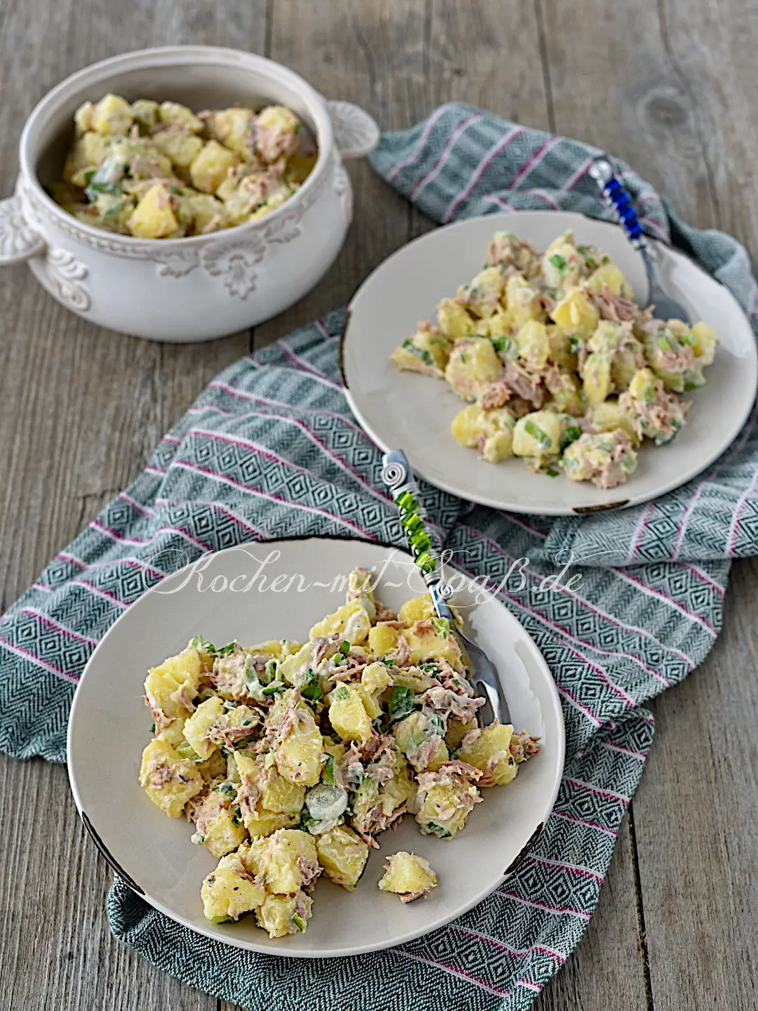 Kartoffelsalat mit Thunfisch und Avocado Kartoffelsalat mit Thunfisch und Avocado