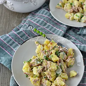 Kartoffelsalat mit Thunfisch und Avocado