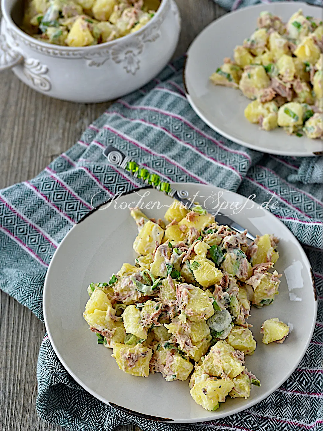 Kartoffelsalat mit Thunfisch und Avocado Kartoffelsalat mit Thunfisch und Avocado