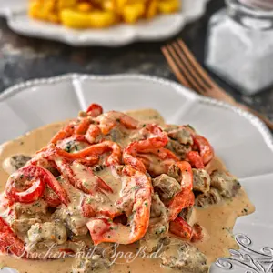 Paprika-Sahne-Gulasch