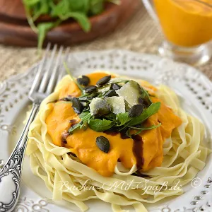 Tagliatelle mit Kürbissauce