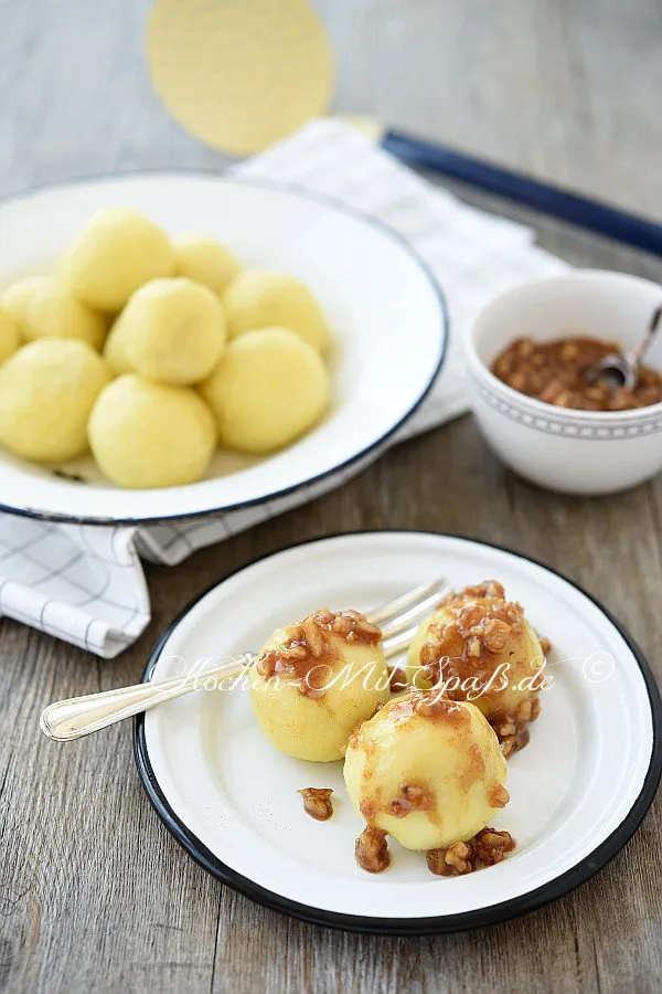 Glutenfreie Erdbeerknödel