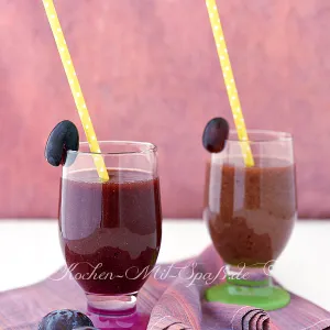 Pflaumen- Trauben- Smoothie