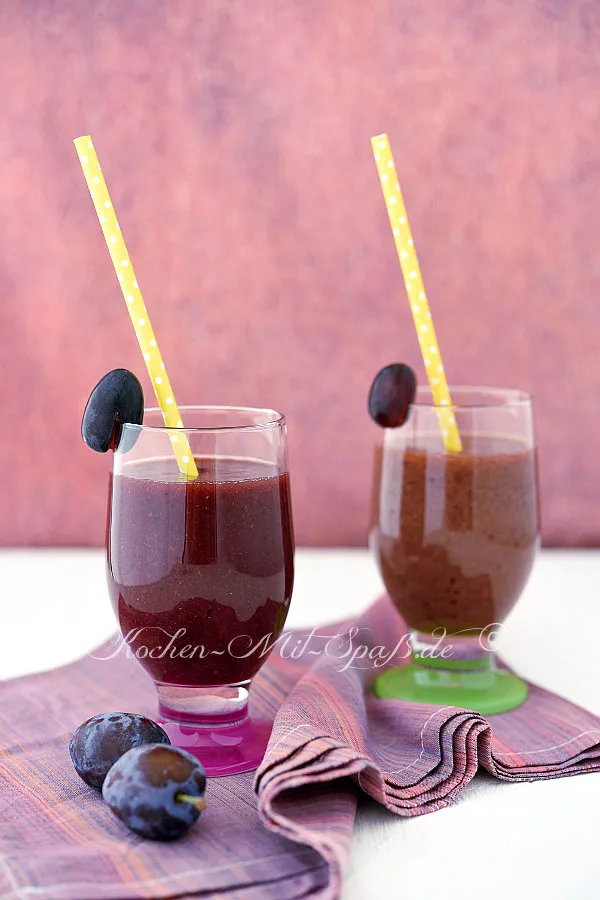 Pflaumen- Trauben- Smoothie