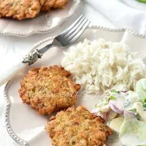 Gehackte Hähnchensteaks