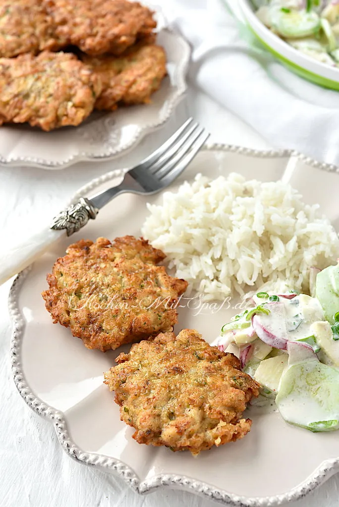 Gehackte Hähnchensteaks