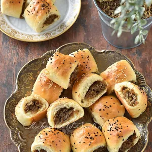 Pastetchen mit Sauerkraut und Pilzen