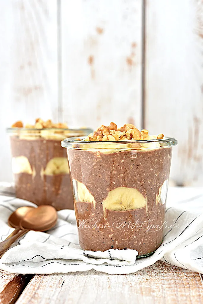 Schoko-Bananen-Overnight-Oats