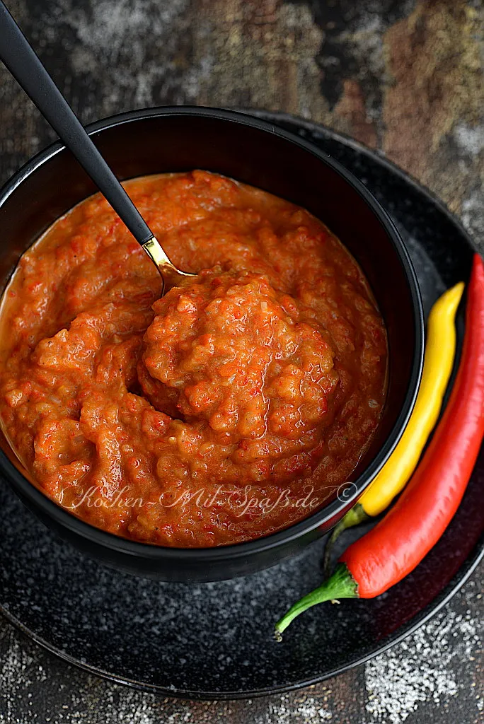 Selbstgemachtes Ajvar