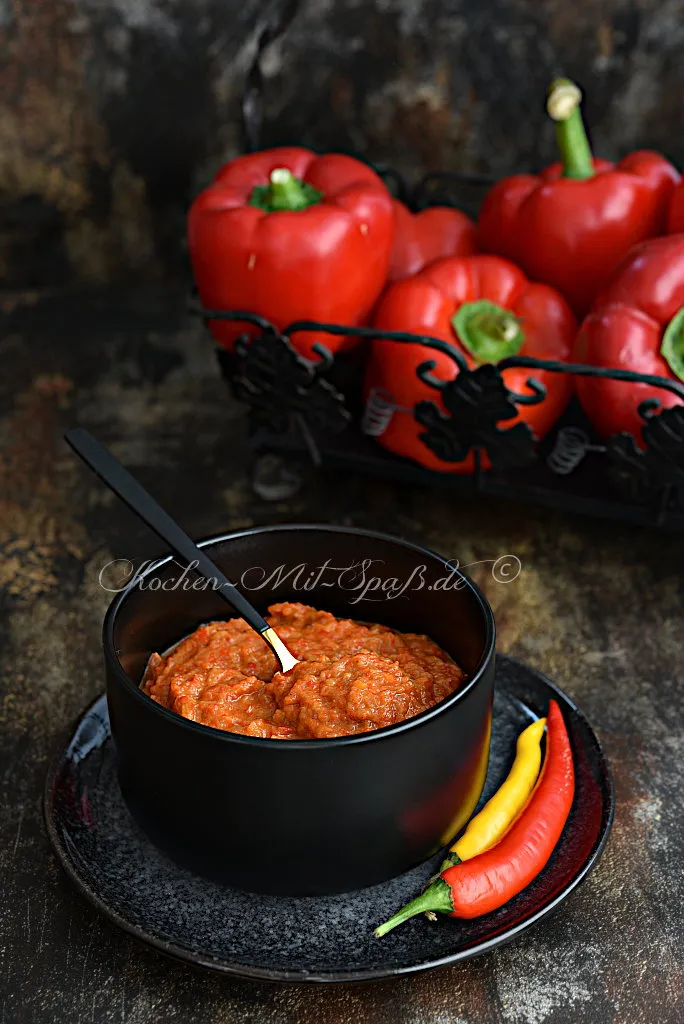 Selbstgemachtes Ajvar