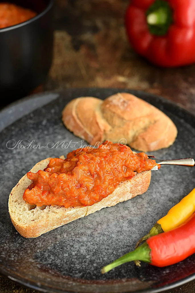 Selbstgemachtes Ajvar