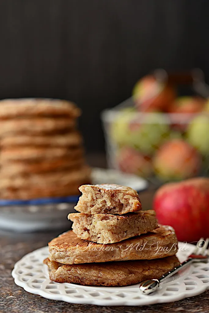 Apfel-Pancakes