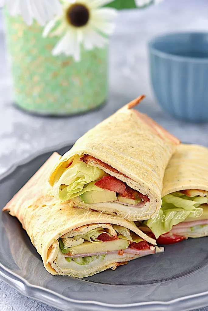 Hüttenkäse-Wraps