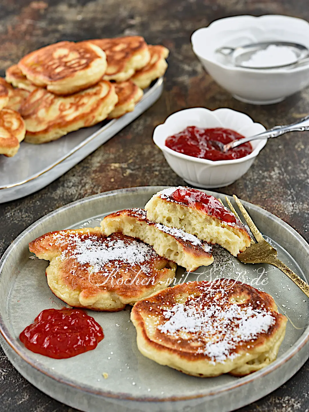 Fluffige Kefir-Küchlein Fluffige Kefir-Küchlein