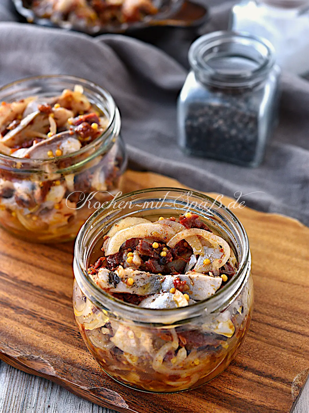Matjessalat mit getrockneten Tomaten
