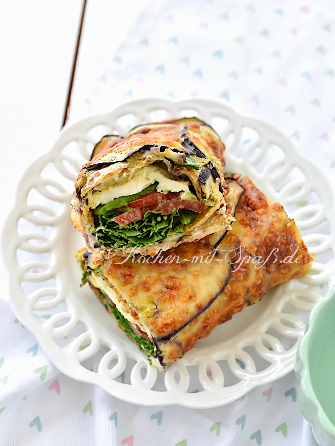 Low-Carb-Auberginen-Wrap